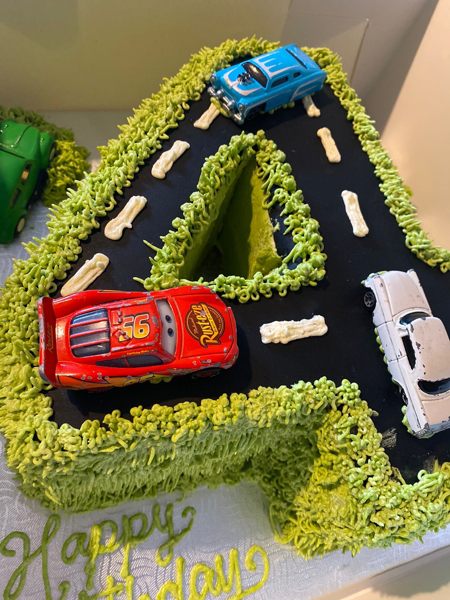 Custom vegan cake for kids.